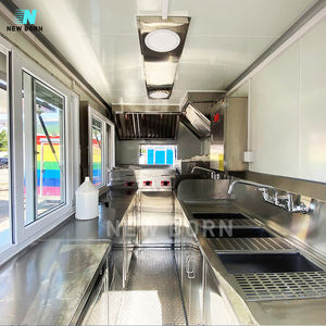 รถลากอาหารริมถนนมีอุปกรณ์ครบครันรถเข็นขายอาหาร - Product Image 5