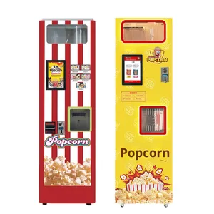 Distributeur automatique de pop-corn intelligent - Tout-en-un - Utilisation commerciale - Construction en tôle rouge et blanche - Product Image 5