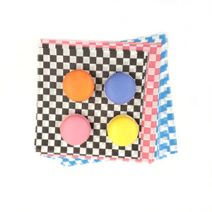 Papier sulfurisé imprimé 10x10 pouces de haute qualité, qualité alimentaire, en feuilles, pour hamburgers - Product Image 3