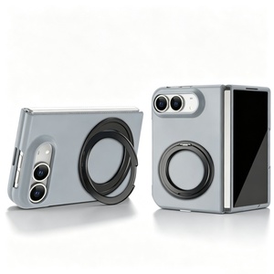 Étui de téléphone magnétique mat de haute qualité pour iPhone Duo avec protection à 360° °   Support de téléphone avec protection d'écran avant, coque rigide antichoc - Product Image 1