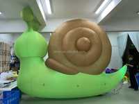 Décoration de paysage Modèle animal gonflable escargot gonflable lumineux