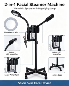 K 2 in 1 Facial <b>Steamer</b> Magnifying Lamp Facial Mist Sprayer Salon Spa Skin Care Equipment - Product Image 4