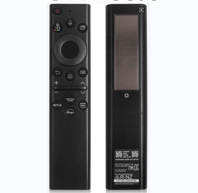 BN59-01385A Solar Voice Remote Control for Samsung Frame TV Remote With Rechargeable Solar Cell