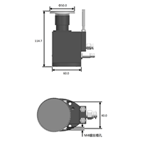 Qidu DTS500 - Ajustador de Herramientas CNC de Alta Precisión (<1um), Calibrador Automático de Herramientas para Herramientas de hasta 50 mm, Conexión por Cable IP68, Sonda