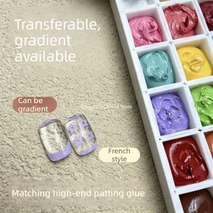 18/24Color Wash-Free Painting Gel Nail Art Gradient Color DIY Design <b>UV</b>/LED Gel Quick Flower <b>Paint</b> Engraving Gel Nail Polish - Product Image 3