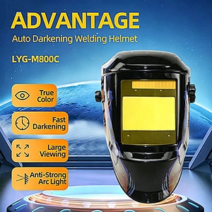 Casque de soudage à assombrissement automatique avec lentille jaune True Color, motif Anime, 4 capteurs, capot de soudage solaire pour soudeurs professionnels - Product Image 3
