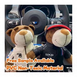 Peluches d'ours personnalisées en gros avec logo, jouets en coton rembourrés en vrac avec rembourrage en PP pour concessionnaires automobiles et cadeaux de fête - Product Image 2