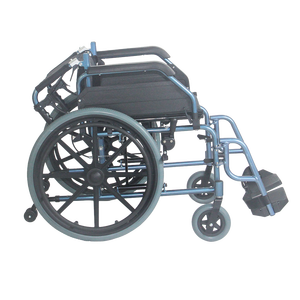 Ruedas sólidas de <span class=keywords><strong>6</strong></span> pulgadas, silla de ruedas ligera médica europea, silla de ruedas Manual de aluminio portátil - Product Image 4