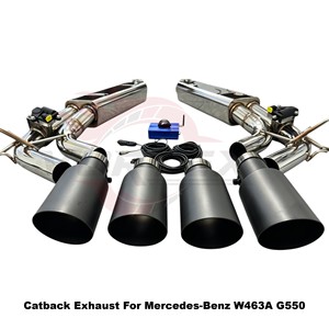 Vortex Premium-Tuner Selected Stainless Steel Side-Pipe For Mercedes-Benz W463A G550 2016+ Assembly - Product Image 3