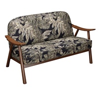 Vente en gros OEM ODM de fauteuils de restauration en bois, meubles de restaurant, ensemble de chaises de salle à manger pour salon de thé, café, avec coussin