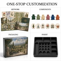 Jeu de société personnalisé Éco-responsable Jardins Historiques Européens avec papier recyclable pour la planification de la conservation et la stratégie des itinéraires culturels