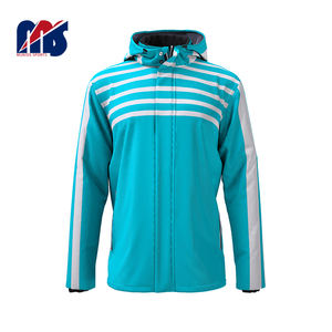 Chaqueta cortavientos personalizada de alta calidad para hombre, ropa de calle a prueba de viento con diseño de sublimación con capucha y cremallera completa - Product Image 4
