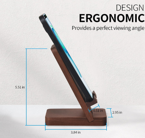 Wood <b>Phone</b> <b>Stand</b> Desktop Wooden <b>Phone</b> Holder Portable Office <b>Phone</b> <b>Stand</b> Wood Craft for <b>Desk</b> - Product Image 6