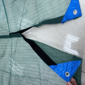 Lưới ô liu 80GSM (10x10m)-Thiết kế bán mở với khóa dán & 6 grommets màu xanh gia cố để dễ dàng lắp đặt và lưu trữ - Product Image 5