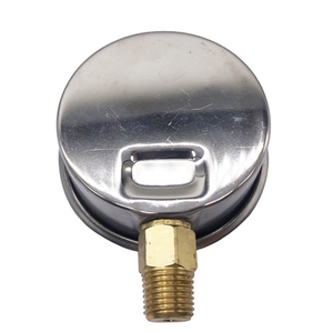 Alta Qualidade Sem Vazamento SS 304 Material 2.5 Polegada Dial Tamanho 1/4 NPT Latão Montagem Manômetro Hidráulico - Product Image 6