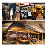 Afficheur LED flexible Lecede Indoor GOB P1.86, panneau publicitaire mobile sur pied, écran LED extérieur P2.5