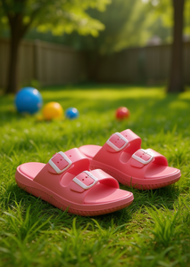 Sandali Unisex con Doppia Cinturino in EVA Taglia 23, Comode Scarpe Estive per Bambini - Product Image 2