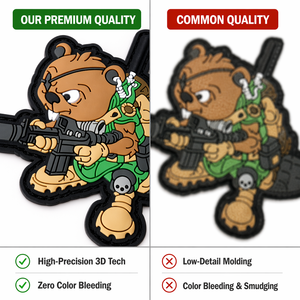 <b>Small</b>-batch Custom Embossed 3D Soft Rubber Silicone Patches Eco-Friendly Pvc Designer Patch for Jackets Bags - Product Image 2