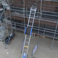 Monte-charge électrique pour panneaux solaires en alliage d'aluminium, élévateur à seau, palan de levage pour toiture de bâtiment, capacité de 250 kg