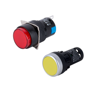 22.5 mm One on and One <b>OFF</b> Two NO Two NC AC300V 5A LA39-J IP65 Self-locking System Push Button Switch - Product Image 6