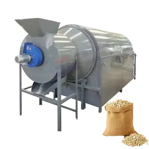 Automatic Temperature Control Drum Electrically Heated Grain Dryer Tea Seed Tea Waste Residue Drying Machine