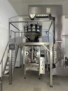 Máquina de envasado automática vertical VFFS industrial para <span class=keywords><strong>bulgur</strong></span>, frutos secos, granos, palomitas de maíz y patatas fritas, con báscula de 10 cabezales para legumbres - Product Image 3