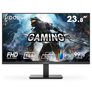 KOORUI 24" FHD 1080P Gaming <strong>Monitor</strong>, 144Hz Computer <strong>Monitor</strong>, New, Office <strong>Monitor</strong> E2411K - Product Image 3