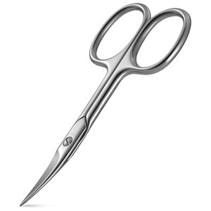 Tijeras para Pestañas de Primera Calidad, Acero Inoxidable, Curvadas, Herramienta para Salón de Belleza, Maquilladores, Uso Diario, Estilizado de Pestañas - Product Image 1