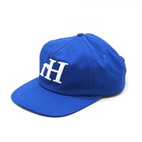Prix usine 100% coton personnalisé 3D broderie logo 5 panneaux non structurés Snap Back Caps en gros