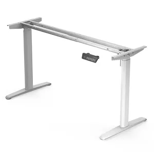 Electric Stand Up Desk Frame Height Adjustable Sit Stand Desk Frame Ergonomic Standing Desk Workstation Frame Legs Table Base