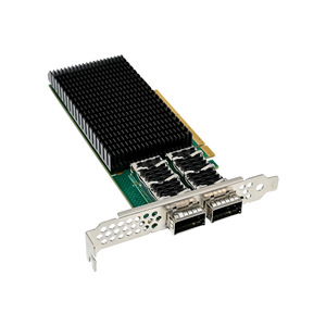 สปีดบริดจ์ 7339 E810 Cqda2 Pcie X16 พอร์ตคู่ 100g Qsfp28 การ์ดเครือข่ายเซิร์ฟเวอร์ - Product Image 3