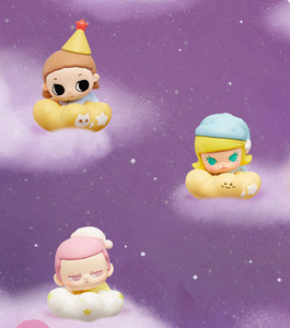 POP MART Blind Box Peluche da Collezione 100% Originale, Serie POPBEAN Goodnight, Night Sky, Figurine in Scatola Misteriosa - Product Image 3