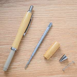 Bamboo <b>Pen</b> W/ Custom Logo | Eco-Friendly Promotional <b>Gift</b> - Product Image 4