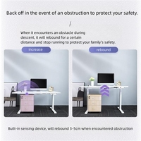 Bureau électrique convertible moderne de qualité supérieure, réglable en hauteur - Solution de bureau ergonomique et personnalisable