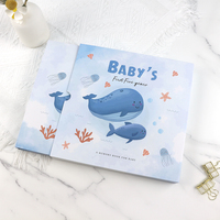 Livre de souvenirs pour bébé personnalisé avec impression couleur intégrale, journal de croissance du bébé, planificateur, livre de souvenirs avec boîte