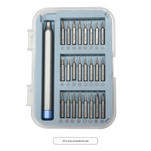 MYJ 10PCS <b>Drill</b> Bit Set Multi-specification CRV Screw Magnetic Handle <b>Mini</b> Screwdriver Household Repair Tool 24 in 1 Screwdriver - Product Image 2