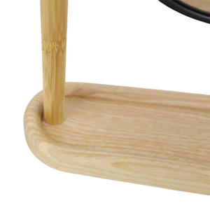 Plateau de rangement à double tige en bois au design moderne <span class=keywords><strong>Miroir</strong></span> de courtoisie pivotant à rotation de 360 <span class=keywords><strong>Miroir</strong></span> de beauté vertical pour la maison - Product Image 5