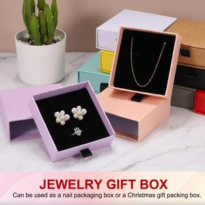 Boîte d'emballage flottante épaissie en papier kraft avec logo personnalisé estampé à chaud et pellicule PE pour boucles d'oreilles, lunettes et bracelets - Product Image 5