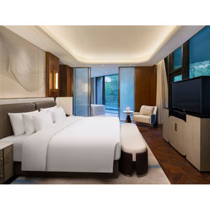 Custom Luxury Villa 5 <b>Star</b> Hotel Furniture Modern Apartment King Size Bed Room Headboard Sets Luxury Villa Hotel Furniture - Product Image 4