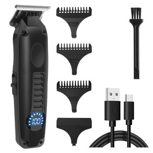 Kit de Aseo Profesional Inalámbrico: Recortadora de Pelo para Barbero, Máquina de Corte Eléctrica Profesional de Precisión 0mm Zero Gapped para Detalles y Acabados - Product Image 2