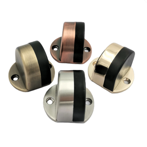 High Quality Metal Rubber <strong>Door</strong> <strong>Draft</strong> <strong>Stopper</strong> Stainless Steel 304 <strong>Door</strong> <strong>Stopper</strong> Wall Protector for Bedroom <strong>Doors</strong> - Product Image 1