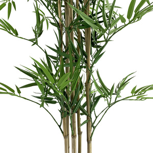 130cm Intérieur Extérieur Décor <span class=keywords><strong>Faux</strong></span> <span class=keywords><strong>Bambou</strong></span> Plante En Pot Écran Couverture Artificielle <span class=keywords><strong>Bambou</strong></span> Arbres Pour Vente - Product Image 2