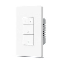 Ventilateur de plafond 2 en 1 Ventilateur de contrôle et variateur de lumière Ventilateur et variateur de lumière avec Alexa et Google Timer