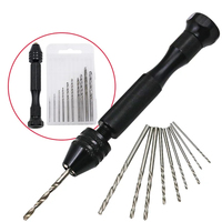 10 pièces 0.8-3.0mm HSS jeu de forets hélicoïdaux pour outil rotatif tige droite Mini foret ensemble outils à main