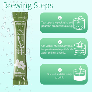 Poudre d'extrait de thé instantané Jasmin Longjing Poudre de thé aromatisée Support Vente en gros Personnalisation Poudre de thé vert - Product Image 5