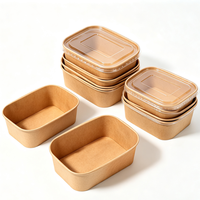 Populaire Europese stijl lange takeaway doos, wegwerpverpakking voor import naar de Europese markt
