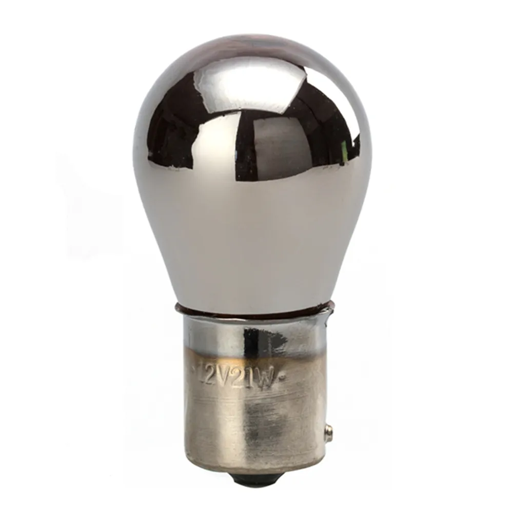 S25 silver chrome amber miniature bulb car tail lamp car interior auto bulb car accessories