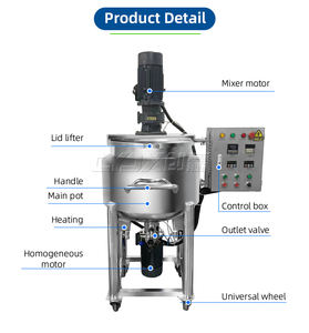 Homogeneizador para Mezclar Hummus y Mayonesa, Producción de Sambal, <span class=keywords><strong>Tabasco</strong></span> y Sriracha con Sistema de Circulación para la Producción de Salsas Líquidas - Product Image 6