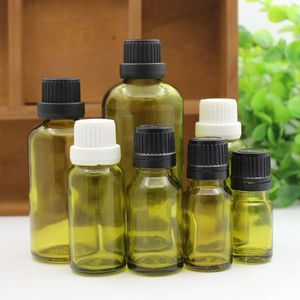 Botellas de Vidrio <span class=keywords><strong>Verde</strong></span> Oliva de 10 ml, 15 ml, 30 ml, 50 ml para Aceites Esenciales, Botellas con Tapa de Rosca de Vidrio <span class=keywords><strong>Verde</strong></span> Claro - Product Image 3