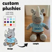 Juguetes de Peluche Personalizados OEM/ODM, Mini Conejito con Camiseta de Estrella, Recuerdos de Acuario, Hello Kitty, Kugigs, Peluches Personalizados